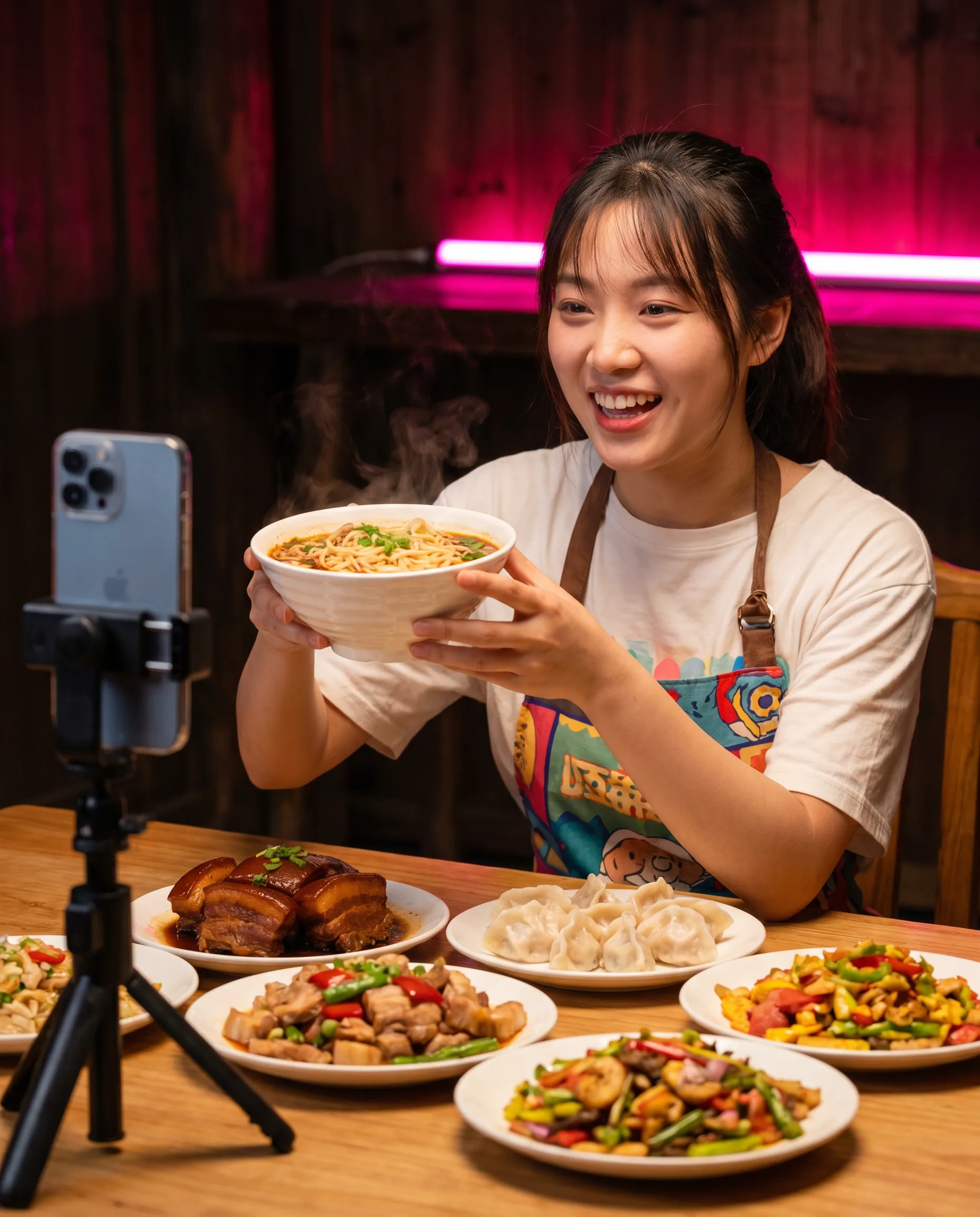 爱情岛-综合传媒MCN机构官网签约美食达人形象照